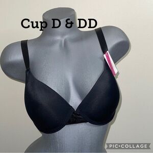 Comfort Fit Push Up Light Padded T- Shirt 3 Hooks Bra Full Covered Underwire.
